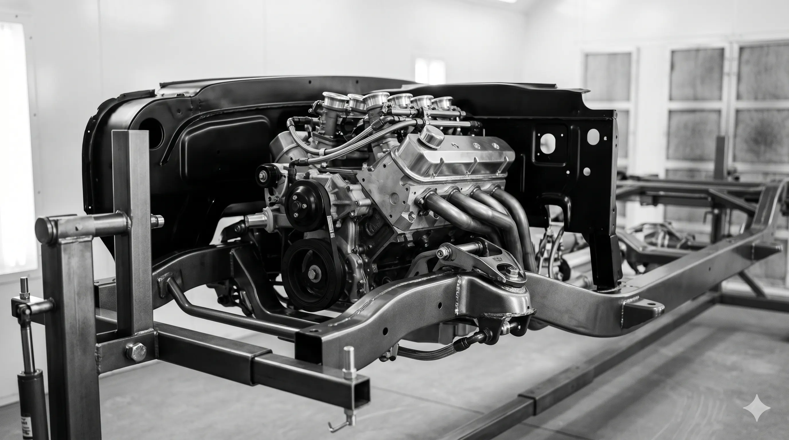 Engine Bay & Chassis Refinishing — example work